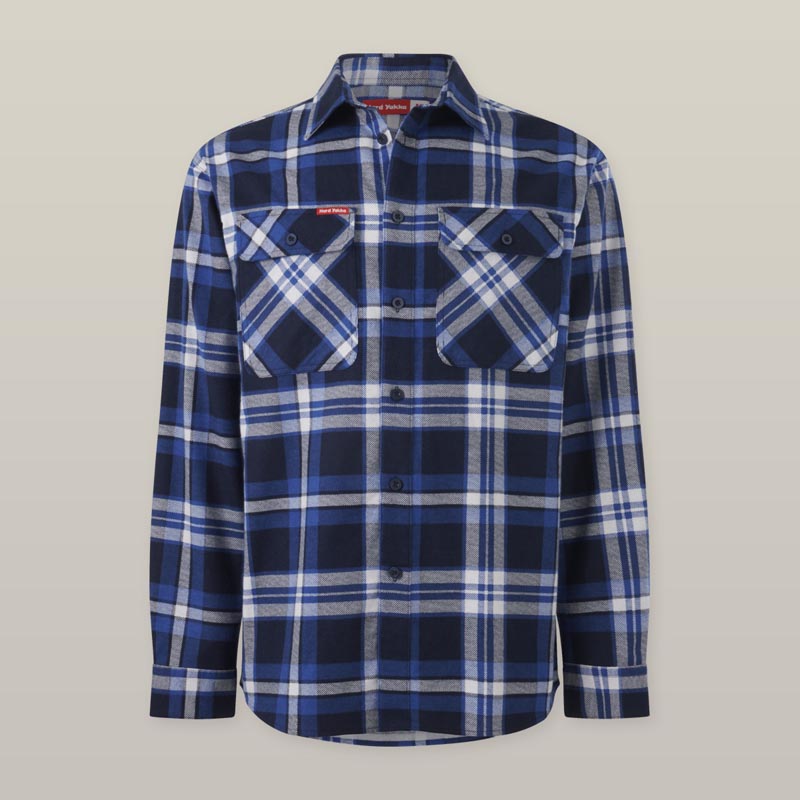 Long Sleeve Check Flannel Shirt