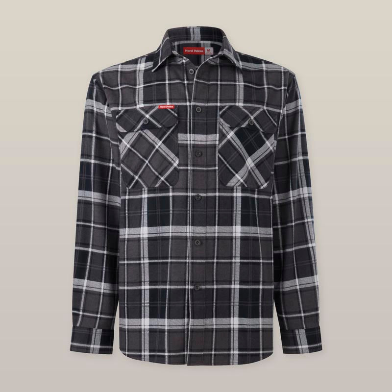 Long Sleeve Check Flannel Shirt