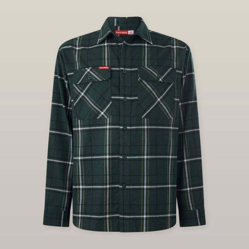 Long Sleeve Check Flannel Shirt