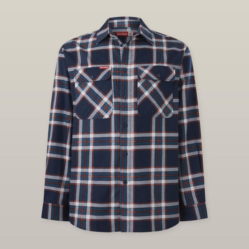 Long Sleeve Check Flannel Shirt