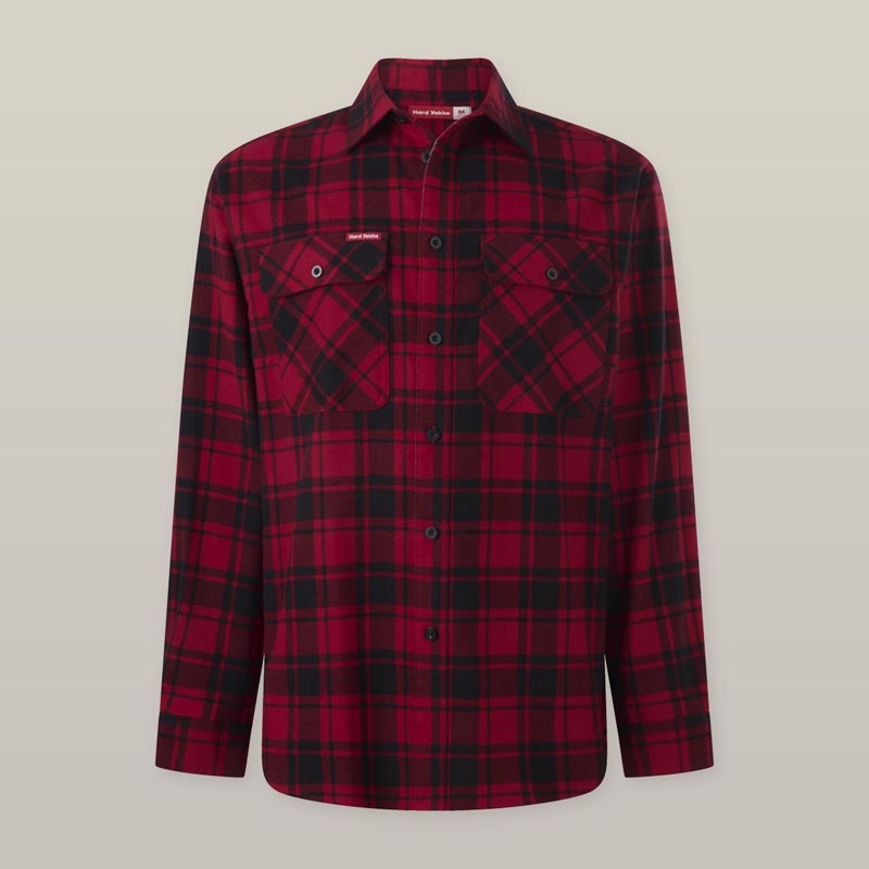 Long Sleeve Check Flannel Shirt