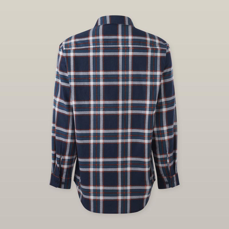Long Sleeve Check Flannel Shirt