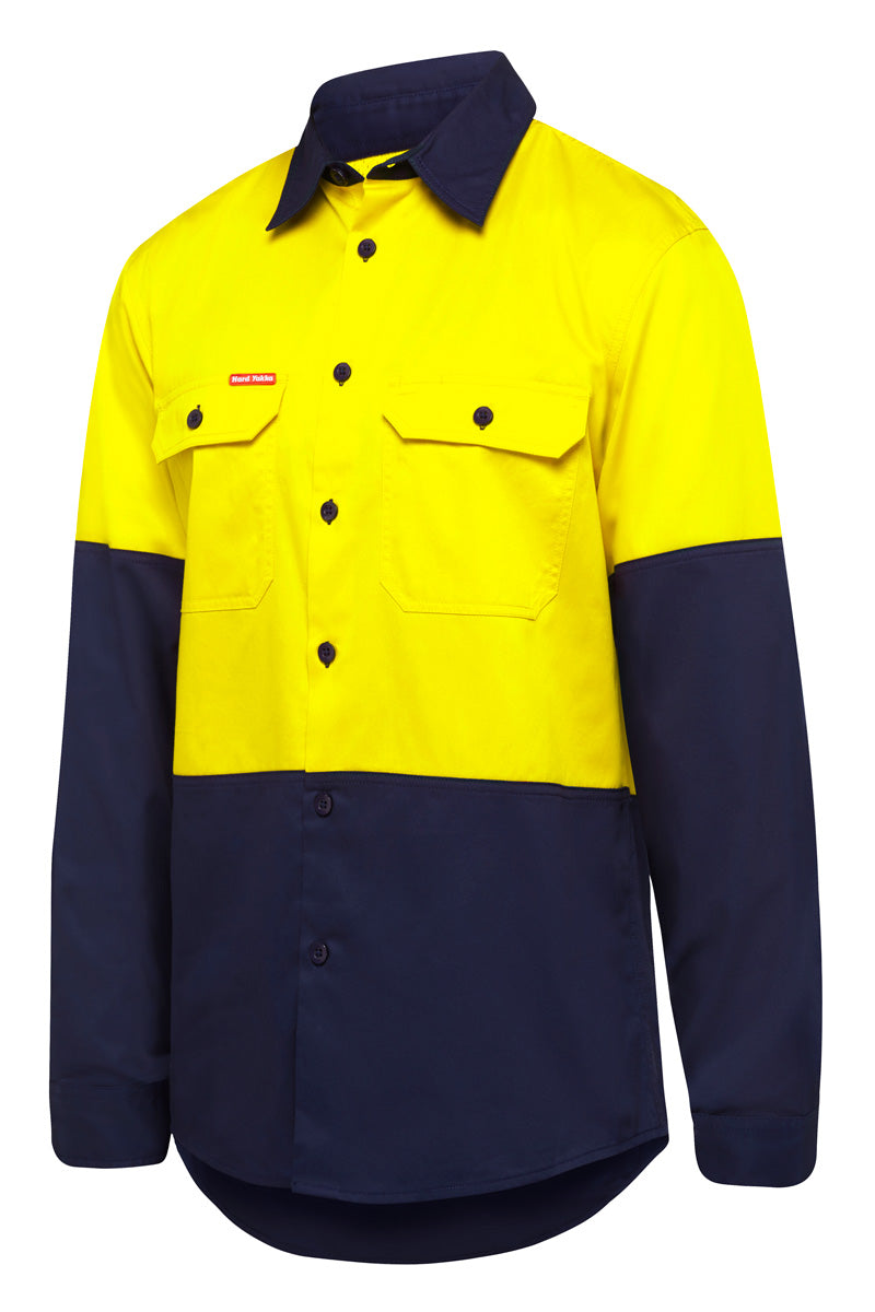 Men's Hi Vis Lightweight Long Sleeve Shirt