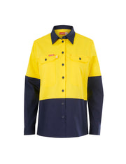 Women's Core HV LS LW Spliced Vented Drill Shirt