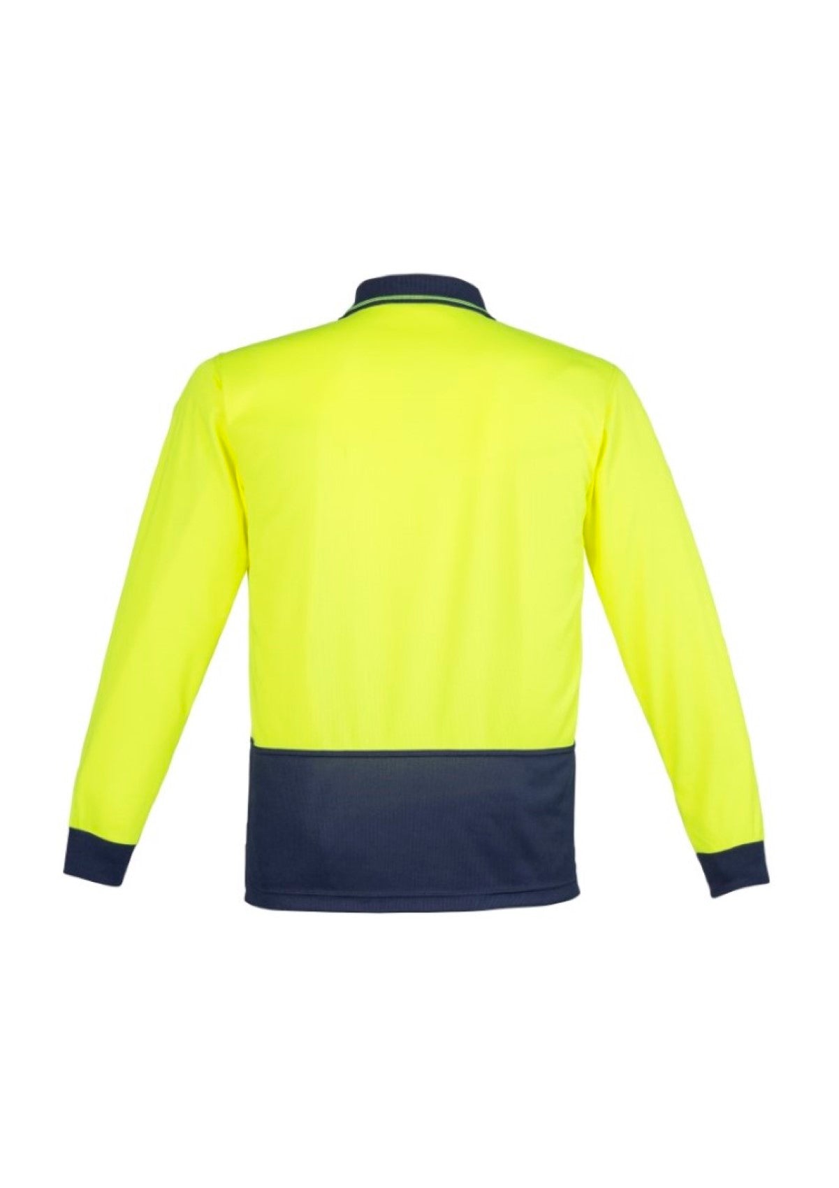 Unisex Hi Vis Basic Spliced Polo - Long Sleeve