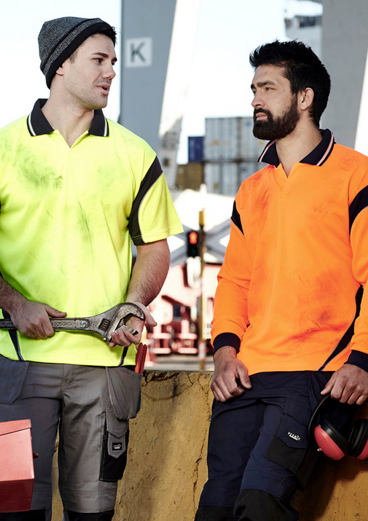 Men's Hi Vis Aztec Polo - Short Sleeve ZH248