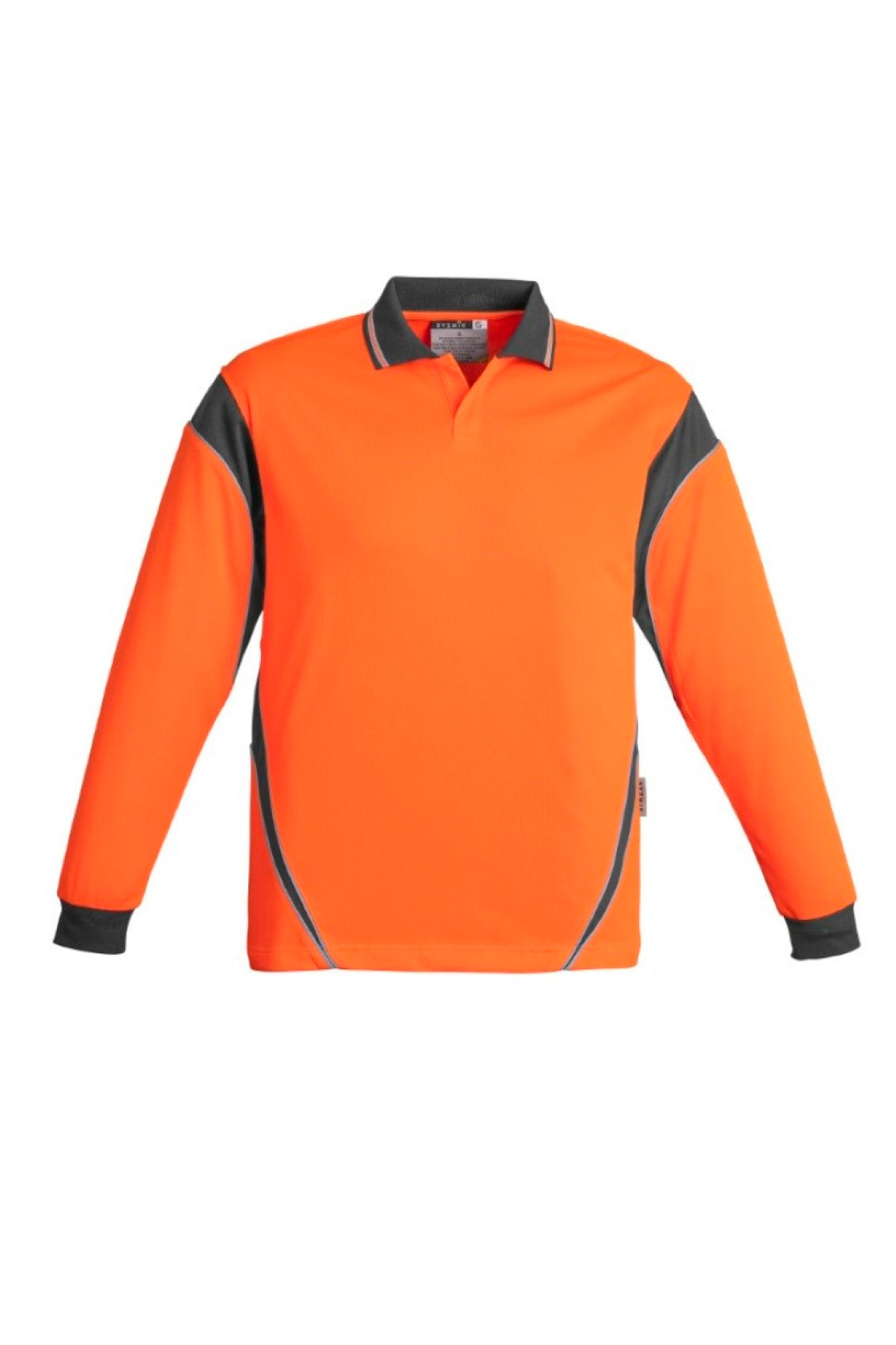 Men's Hi Vis Aztec Polo - Long Sleeve