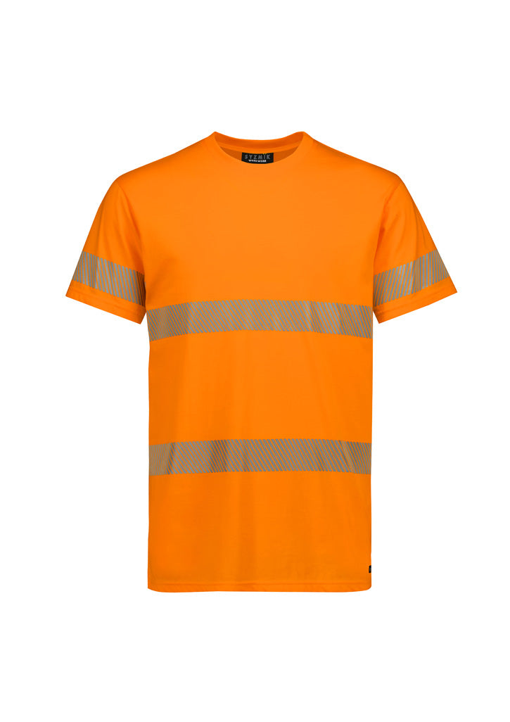 Mens Hi Vis Segmented Tape Cotton Tee ZH510
