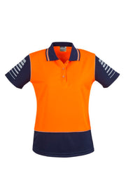 Women's S/S Hi Vis Zone Polo