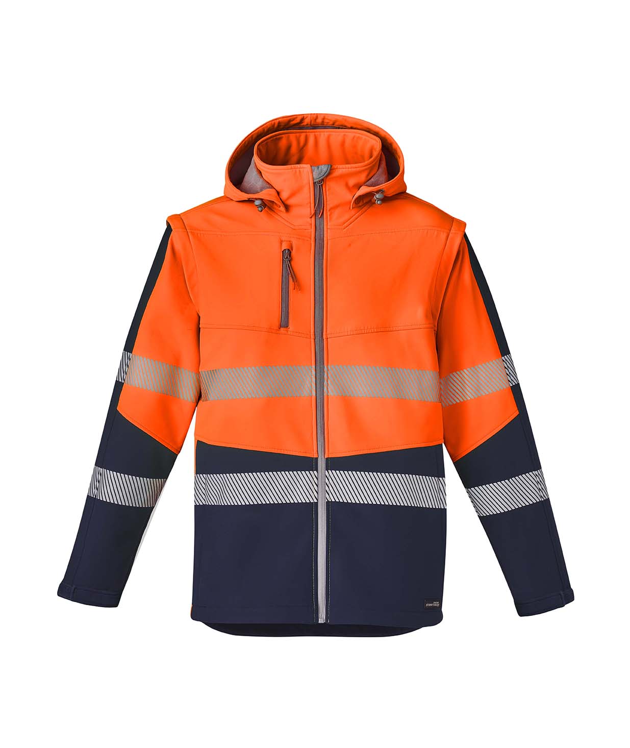 Unisex 2 In 1 Stretch Softshell Taped Jacket
