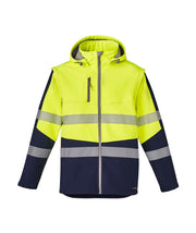 Unisex 2 In 1 Stretch Softshell Taped Jacket