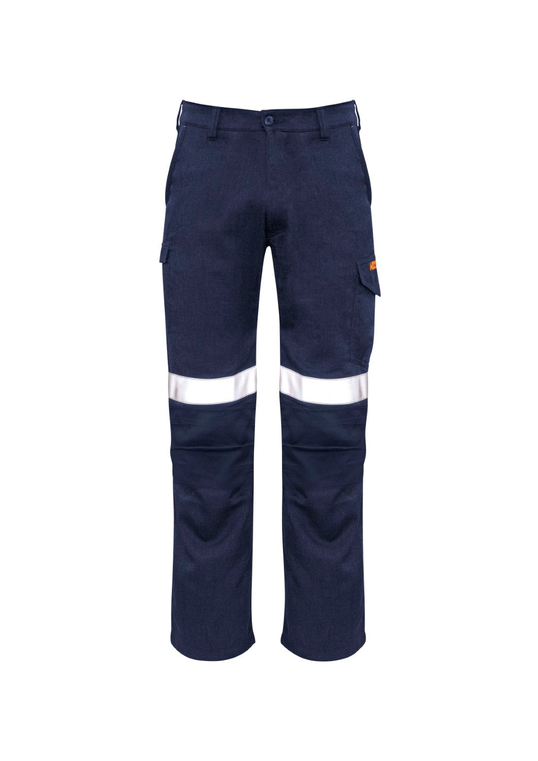 Men's Orange Flame Taped Cargo Pant