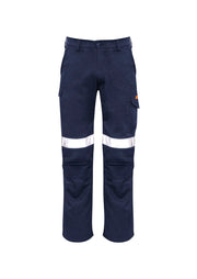 Men's Orange Flame Taped Cargo Pant