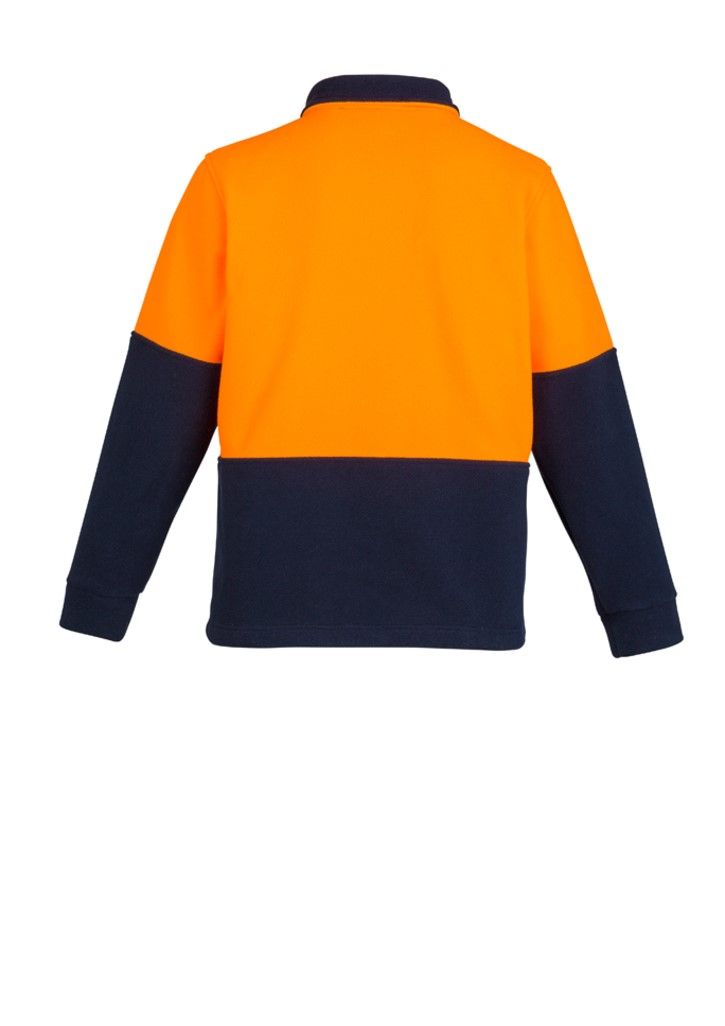 Hi Vis Half Zip Polar Fleece Jumper