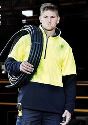 Hi Vis Half Zip Polar Fleece Jumper ZT460