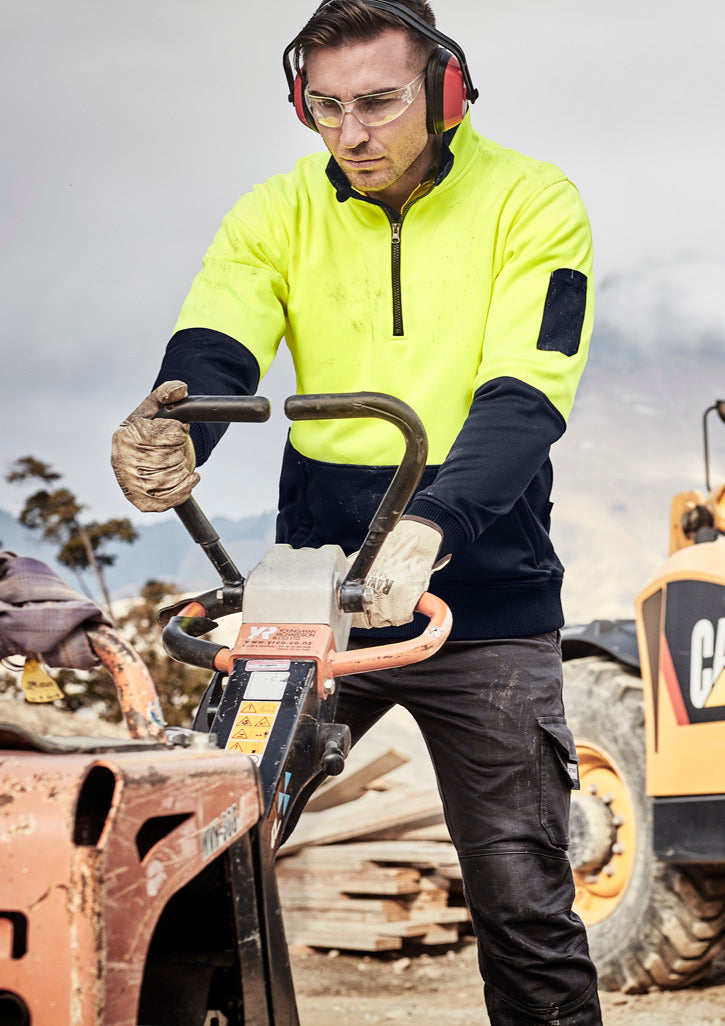 Unisex Hi Vis 1/2 Zip Pullover ZT476