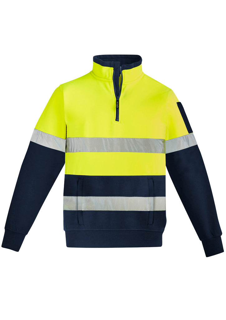 Men's Hi Vis 1/4 Zip Pullover - Hoop Taped ZT567