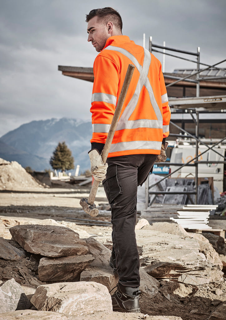 Unisex Hi Vis X Back Rail Jumper ZT660