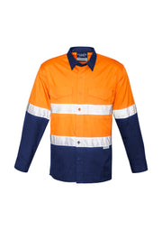 Syzmik Men's Rugged Cooling Taped Hi Vis Spliced Shirt