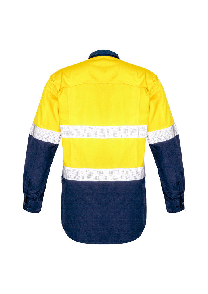 Syzmik Men's Rugged Cooling Taped Hi Vis Spliced Shirt