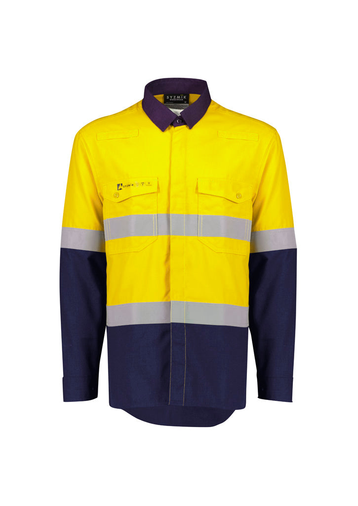 Men's Flame Lightweight Ripstop Spliced Shirt - Hoop Taped