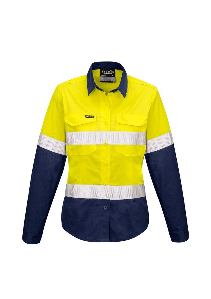 Women's Rugged Cooling Taped Hi Vis Spliced Shirt ZW720
