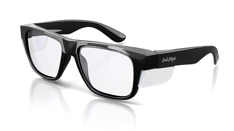 Fusions Black Frame Clear Lens