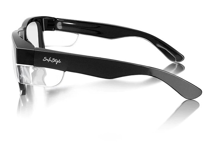 Fusions Black Frame Clear Lens