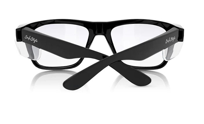 Fusions Black Frame Clear Lens