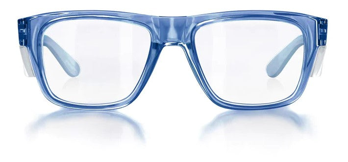 Fusions Blue Frame Clear Lens