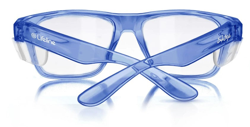 Fusions Blue Frame Clear Lens