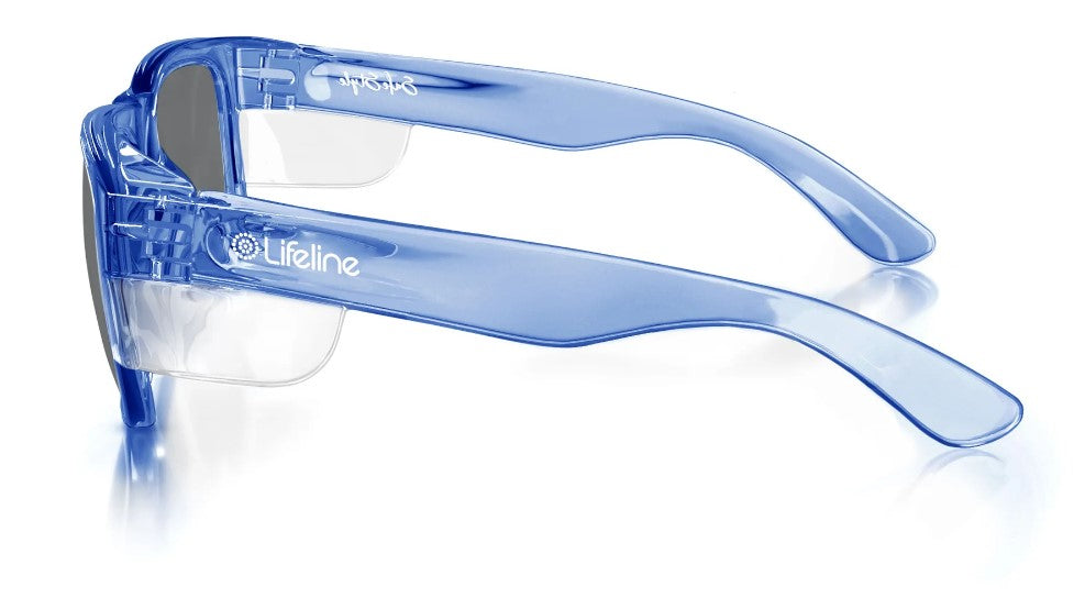Fusions Blue Frame Tinted Lens