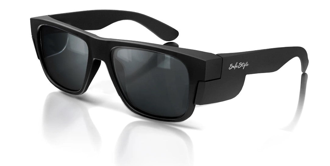 Fusions Matte Black Frame Polarised Lens