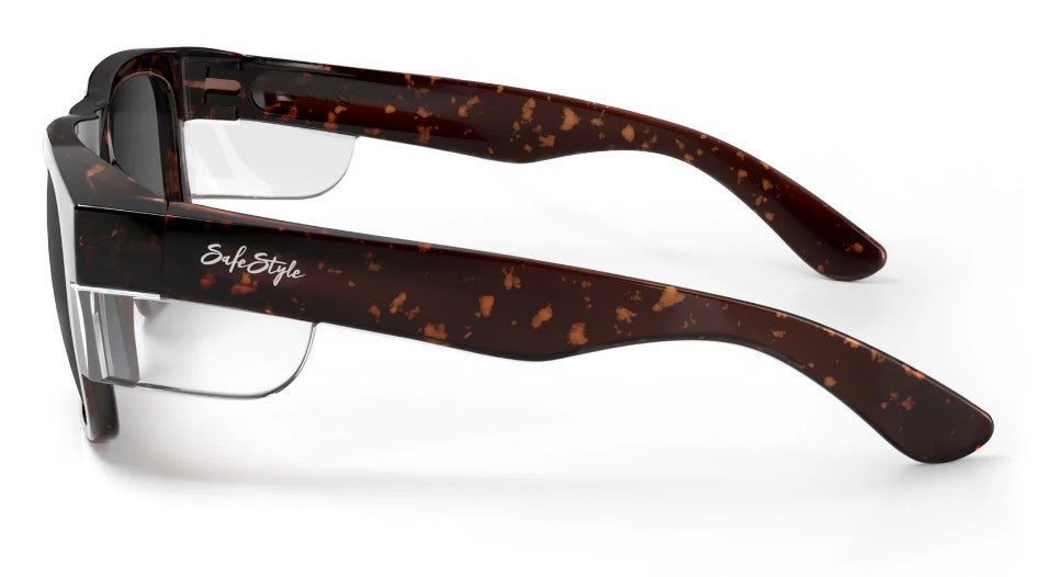 Fusions Brown Tort Frame Polarised Lens