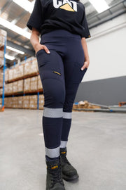 CAT Women's Stretch Leggings With Tape