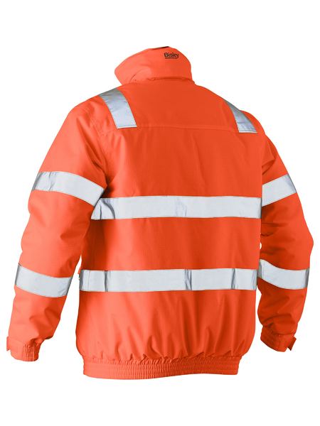 Taped Hi Vis Wet Weather Bomber Jacket