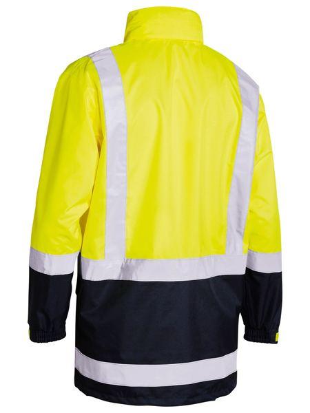 Bisley Two Tone Hi Vis Rain Jacket