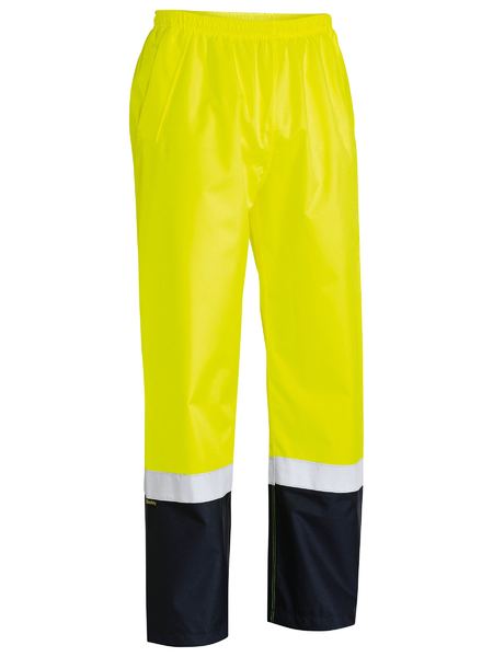 Taped Two Tone Hi Vis Shell Rain Pant