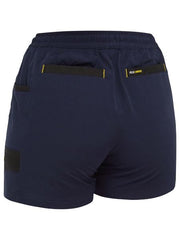 Women's 4-way Stretch Elastic Waist Shorts