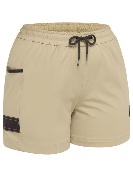 Women's 4-way Stretch Elastic Waist Shorts