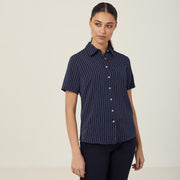 NNT Ladies Short Sleeve Action Back Shirt CAT48E