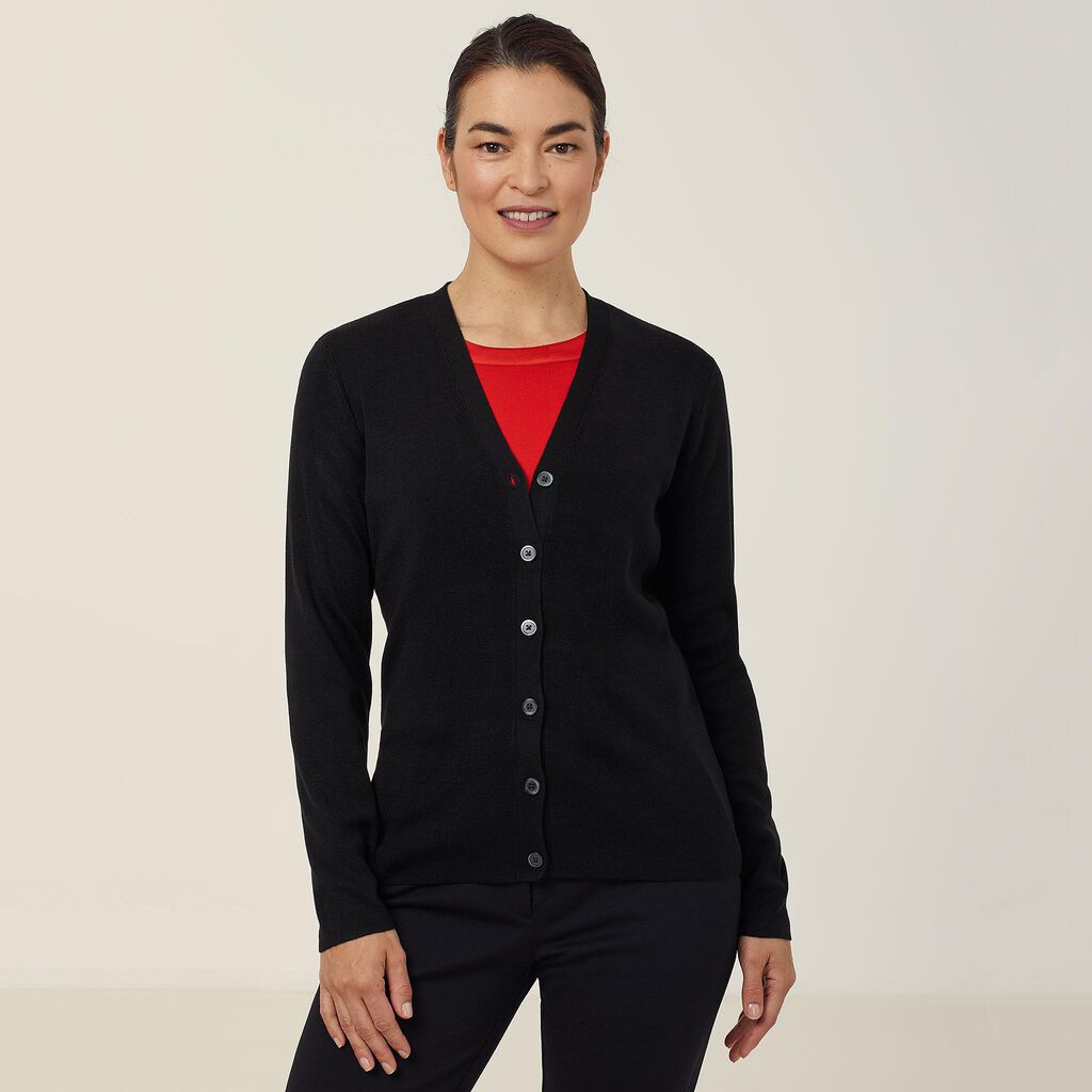 Cardigan Ladies V-neck Button Front 100% Acrylic