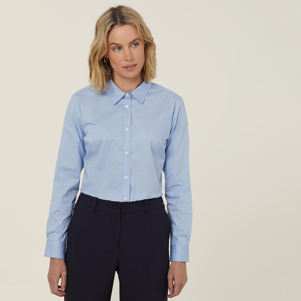 Shirt Women's Avignon Stretch Long Sleeve Slim Fit CATUKU