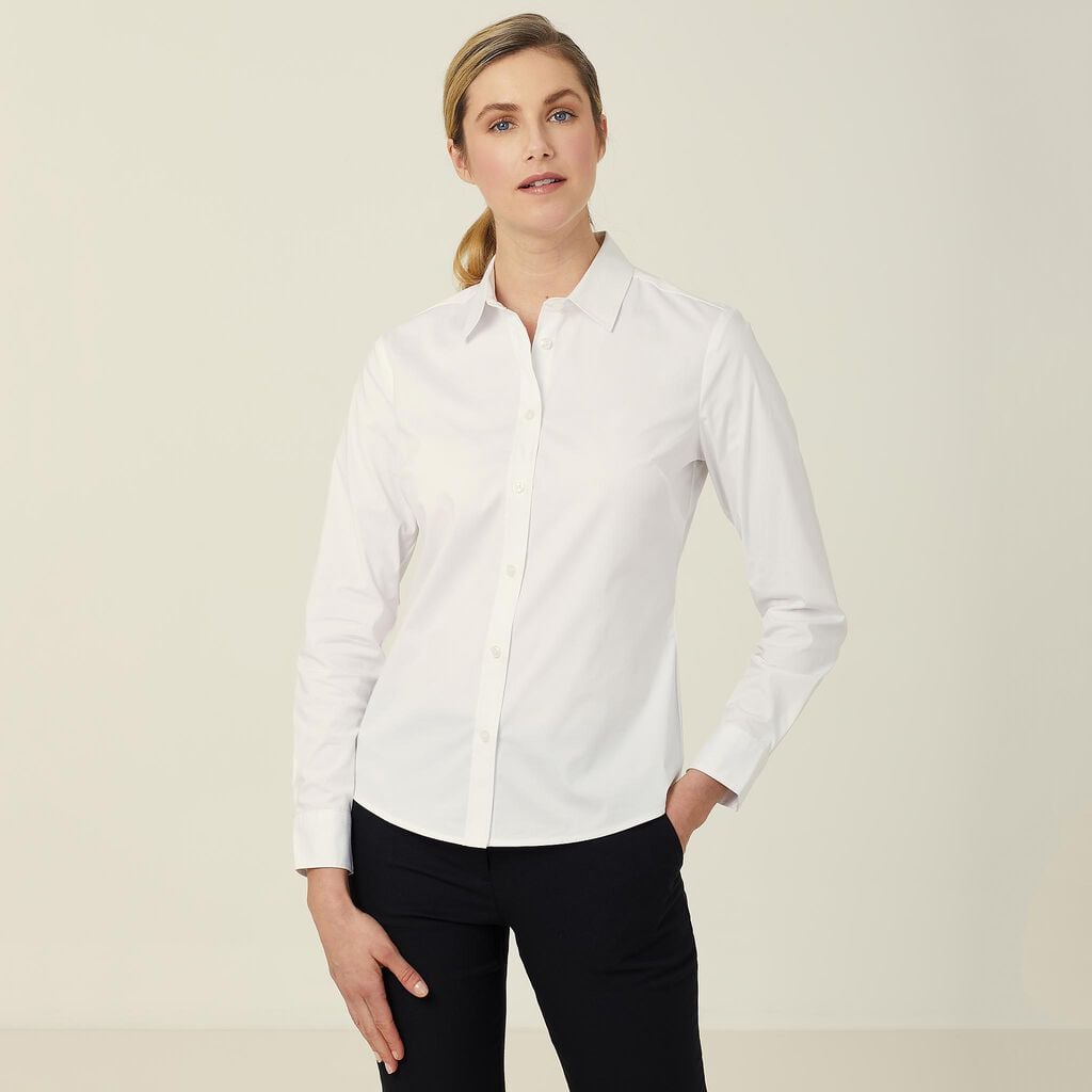 Shirt Women's Avignon Stretch Long Sleeve Slim Fit CATUKU