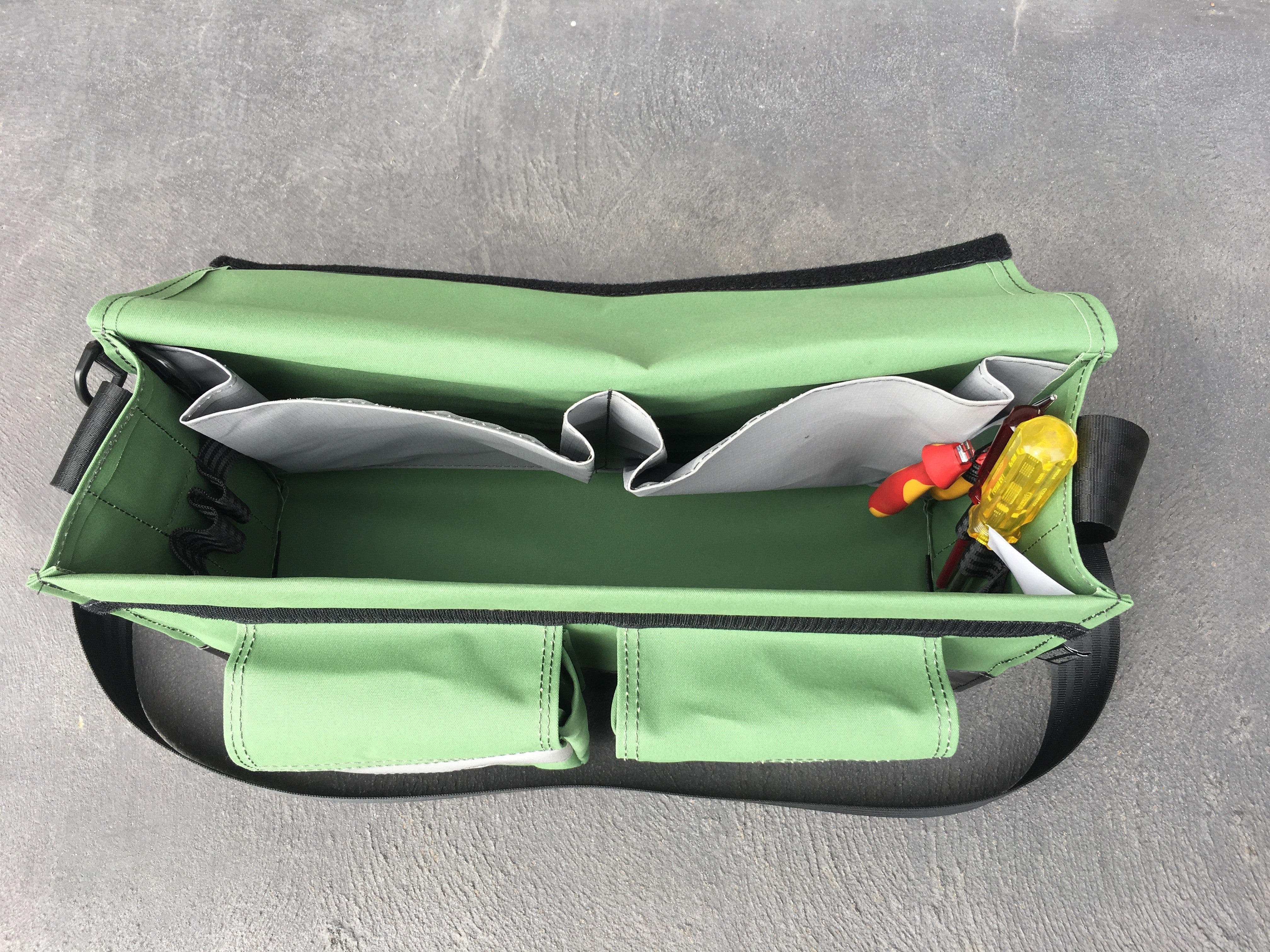 Canvas Miners Fitters Bag 47mm Wide X 120mm Deep X 270mm High