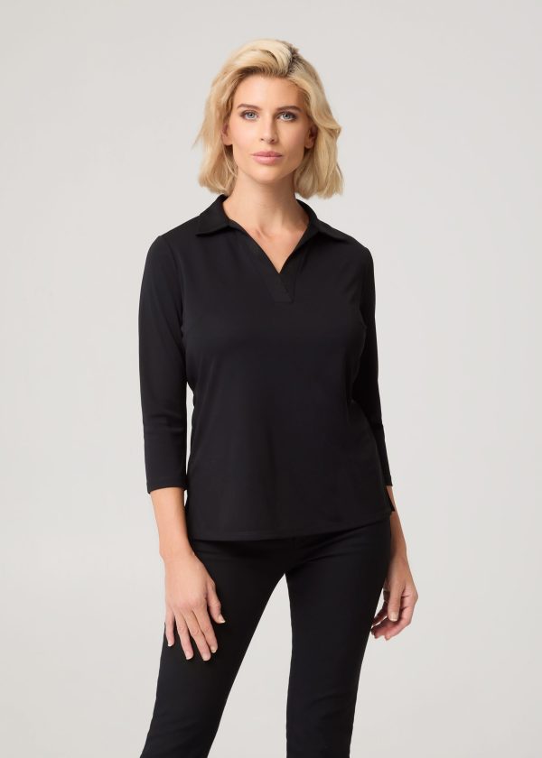 Ella Semi Fitted 3/4 Sleeve Ladies Top