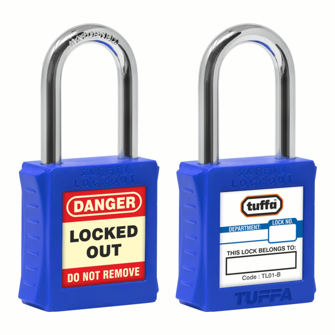 TUFFA Safety Locks – Keyed Alike (Blue) TL01-B-KA