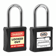 TUFFA Safety Locks Steel Shackle (Black) TL01-BL-KD