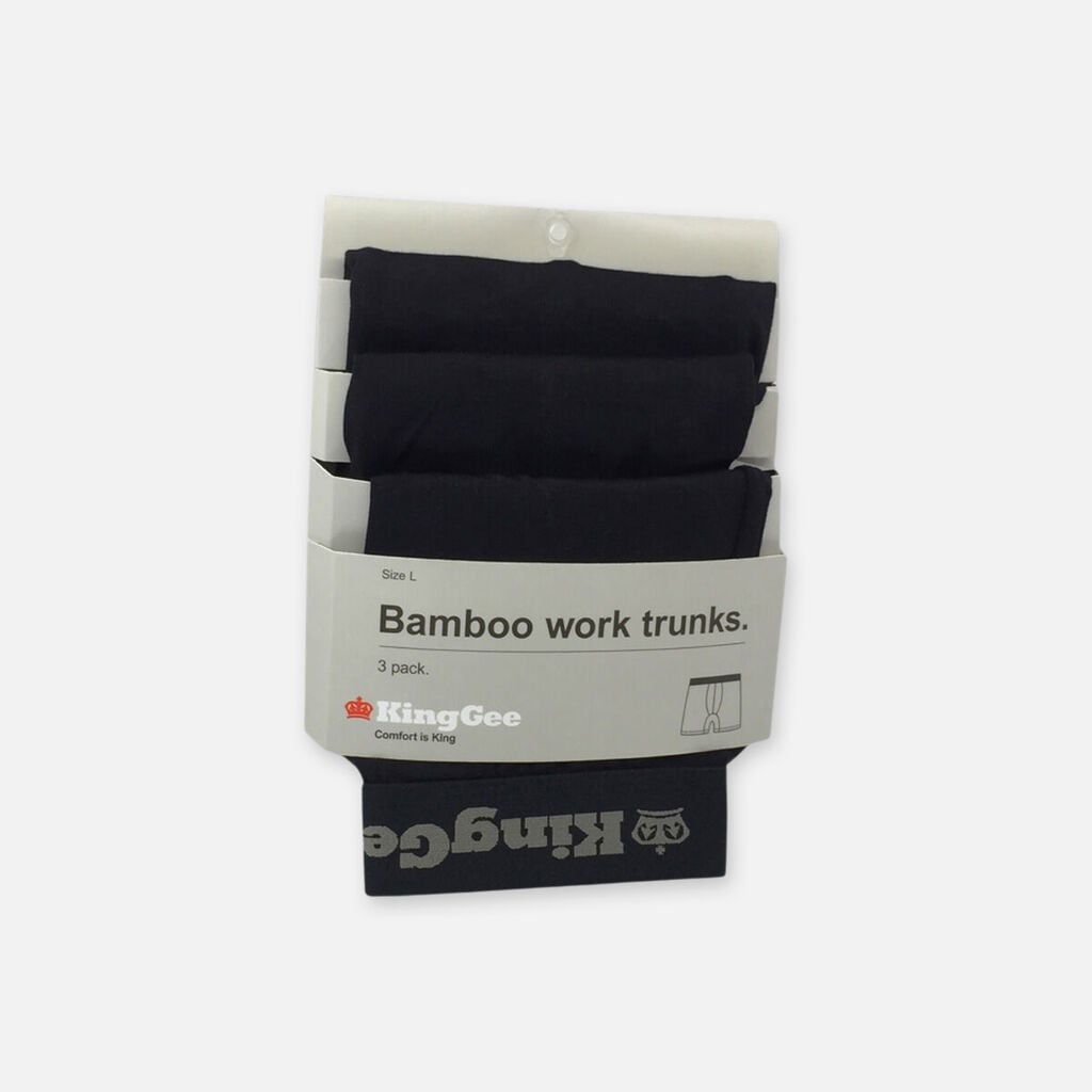 Bamboo Work Trunk - 3 Pack K19005