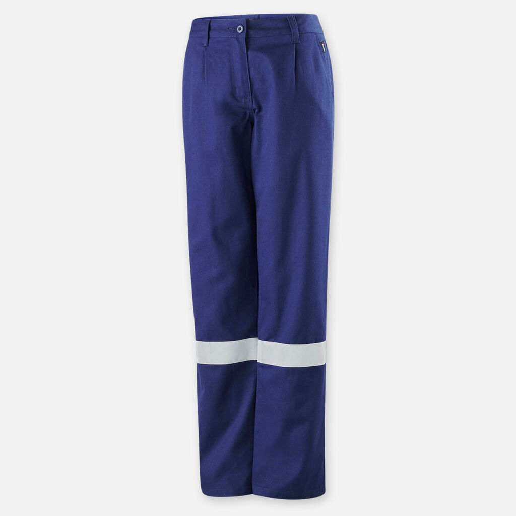 Women's Reflective Cotton Drill Work Pants